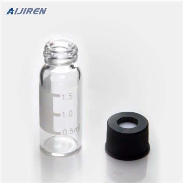 hplc vial caps in clear for liquid autosampler with high 